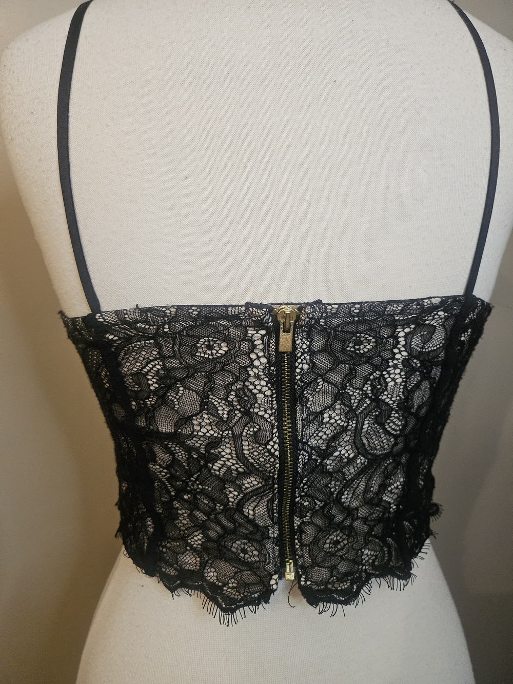 Express Black Lace Bralette Camisole - Picture 7 of 10